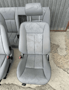 MERCEDES E 210  boczki tapicerki fotel fotele podgrzewane elegance jasne 3