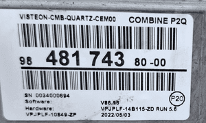 Peugeot 208 ii / 2008 licznik zegary prędkościomierz 9848174380 3