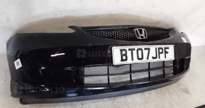Zderzak przód przedni honda jazz lift halogeny grill kod kolor  B92P czarny 4