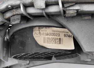 Atrapa chłodnicy grill mercedes W204 c-klasa A2048800023 4