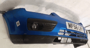 Zderzak przód przedni do ford focus MK2 2 ii G3 niebieski halogeny 3