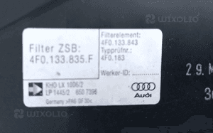 Audi A6 C6 3.2 FSI Obudowa filtra powietrza 4F0133835F 4