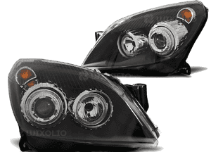 Lampy reflektory do opel astra h od 2004 do  2008 roku silniczmi ringi 3