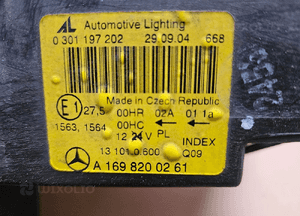 Mercedes W169 A lampa przód przednia prawa lewa EU 7