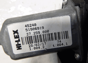 FIAT DOBLO II III 2 3 PODNOŚNIK SZYBY PRAWY TYŁ 7