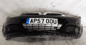 Zderzak przód przedni do opel corsa d  kod kolor Z20R czarny do malowania 1