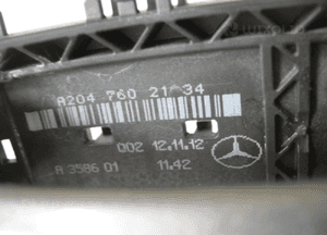 Mercedes W176 a-klasa klamka drzwi lewy tył 787 5