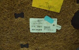 Oparcie poszycie fotela prawego A2309100416 mercedes sl R230 europa 5