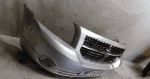 $ ZDERZAK PRZÓD DODGE CALIBER + HALOGENY + GRILL SREBRNY 6