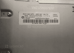 Radio RCD300 MP3 Volkswagen 5M0057186CX 3