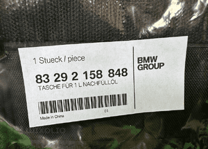 POKROWIEC ETUI TORBA NA 1L OLEJU BMW 2158848 0144484 2458654 NOWY 3