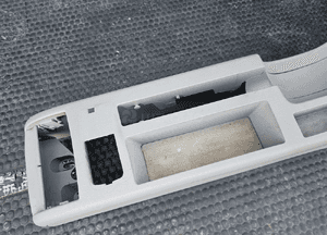 Tunel Srodkowy 8E0863241F Konsola 2 DIN Jasny Platin Tapicerka Zapalniczka Hell AUDI A4 B6 B7 14