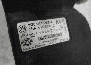 VW PASSAT B8 3G0 DWIE ŻARÓWKI HALOGEN PRAWY 3