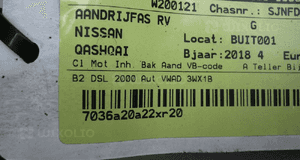 Półoś prawa Nissan Qashqai II J11 2,0 DCI DP 2018r 4