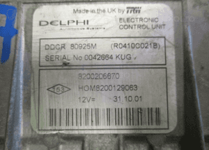 Sterownik silnika renault clio ii 1.5 d 8200206670 2