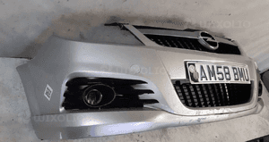 Zderzak przód przedni do opel vectra c lift fl halogeny do malowania  Z157 srebrny 4