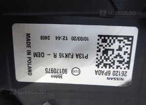 NISSAN JUKE F16 lamap lewa reflektory LED DRL 14