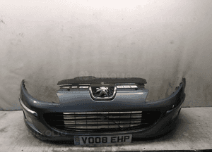 Zderzak przód przedni do peugeot 407 ezwd szary halogeny 1