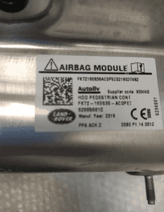 Land rover discovery sport L550 poduszka airbag pieszego maski 11