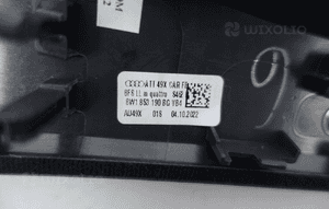Listwy dekor ozdobny carbon matt audi A4 B9 8W0 4