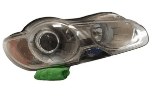 Jaguar xf X250 reflektor lampa prawa przód przednia kompletna przetwornice spryskiwacz zaślepka oryginał 1