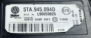 VW Volkswagen TOURAN II 15- Lampa Tylna Prawa w Klapę 5TA945094D 3