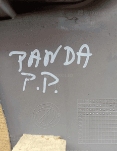 Tapicerka boczek drzwi prawy przód Fiat Panda II 3