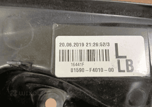 Lampa lewa tylna lewy tył toyota chr ch-r 2016- 3