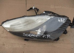 Lampa przednia przód prawa renault scenic iii uk 260100024R 1