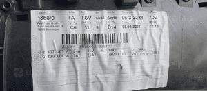 Tapicerka boczek lewy przód przednia lewa skóra Audi A6 C6 8