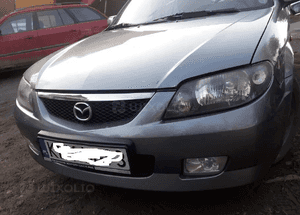 Mazda 323 323f BJ 01-03 Lift  Maska lampa zderzak pas atrapa 22V 5