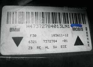 BMW 3 F30 Lampa Tylna Prawa - 11790 10