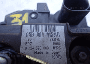 ALTERNATOR AUDI A3 A4 VW PASSAT TIGUAN 06B903016AB RADOM 2