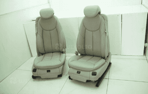 FOTELE FOTEL PASAZER KIEROWCA KOLOR 508 GREY KPL MERCEDES SL R230 8