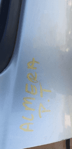 Drzwi prawy tył tylne prawe Nissan Almera 7