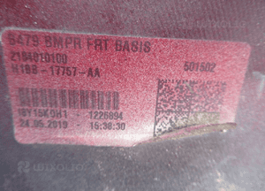 Zderzak przedni przód ford fiesta MK8 viii H1BB 2016-2021 11