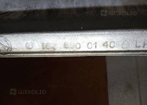Nakładka listwa progu lewa Mercedes ML W163 1636900140 7