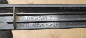 Listwa progowa prawa nakładka prawy tył VW Touareg 7L0853540B 5
