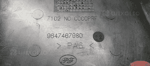 Osłona pokrywa akumulatora Citroen C5 III 9647467980 6