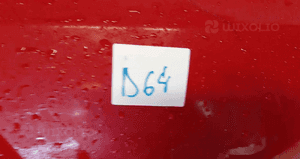 Zderzak tył tylny do volkswagen fox LP3G czerwony 2