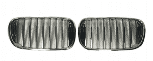 Bmw 7 G11 G12 grill atrapa chłodnicy nerka komplet lewa prawa oryginał chrom + czarny 1