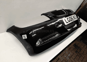 Zderzak przód przedni do bmw E90 E91 seria 3 schwarz ii 2 czarny halogeny 5