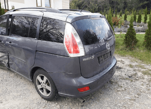 Mazda 5 05-10 SZYBA PRZÓD TYŁ LEWA PRAWA   Drzwi tylne prawe tył w kolor  szyba boczna 2
