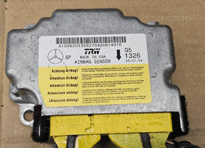 Mercedes W169 A sterownik moduł sensor poduszek powietrznych airbag 2