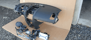 Konsola Airbag pasy Renault Megane II poduszki komplet 9