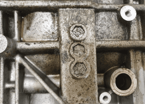 Blok 03C103019 G H Silnika Slupek Panewki 1.6 FSI BAG VW Golf V A3 8P Leon II Jetta 03C103019 G H 5