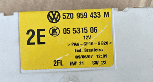 VW Fox moduł sterownik komfortu 5Z0959433M 2