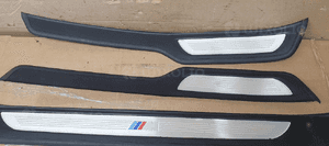 Nakładki listwy progu przód tył M-Pakiet BMW 3 E90 7907160 7906900 5
