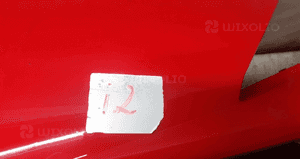 Zderzak przód przedni peugeot 207 kkn czerwony 2