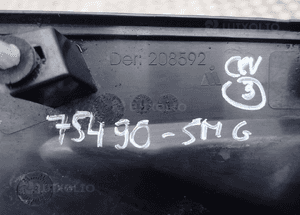 Trójkąt nakładka błotnika 75490-SMG civic viii ufo 2